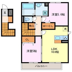 グランデ　Ａ棟の物件間取画像